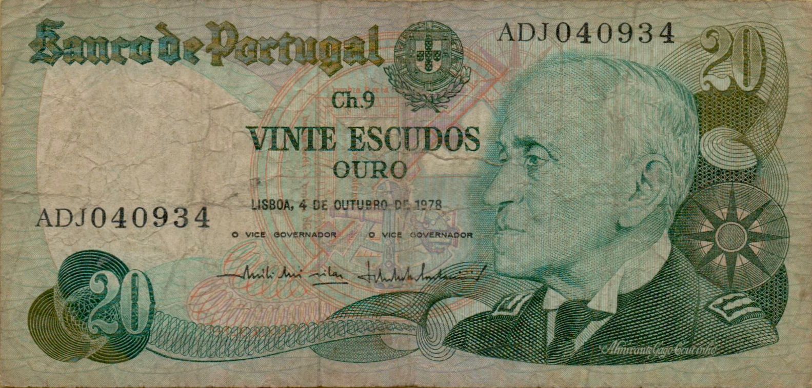 Portugal 20 1978 VF P-176/b2